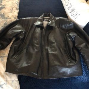 Mens leather jacket, never worn!